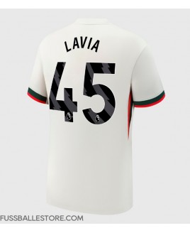 Günstige Chelsea Romeo Lavia #45 Auswärtstrikot 2025-26 Kurzarm